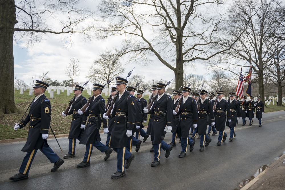 Military Funeral Honors with Funeral Escort for U.S. Army Air Forces Capt. Lawrence Dickson