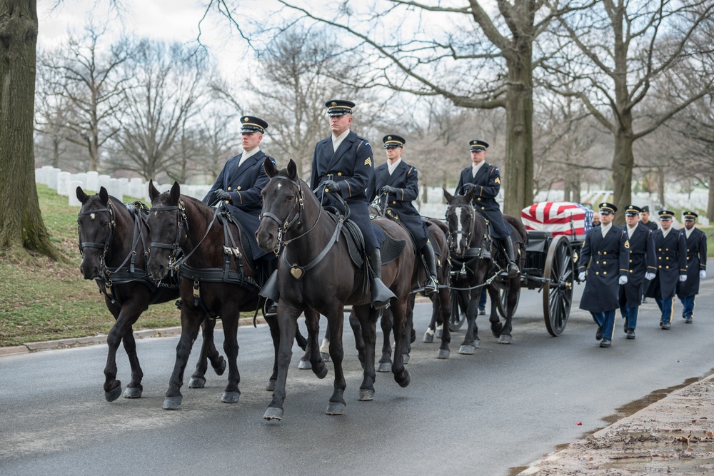 Military Funeral Honors with Funeral Escort for U.S. Army Air Forces Capt. Lawrence Dickson