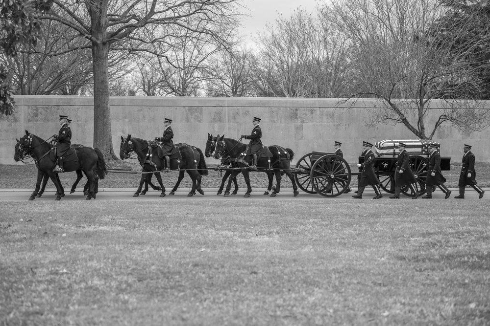 Military Funeral Honors with Funeral Escort for U.S. Army Air Forces Capt. Lawrence Dickson