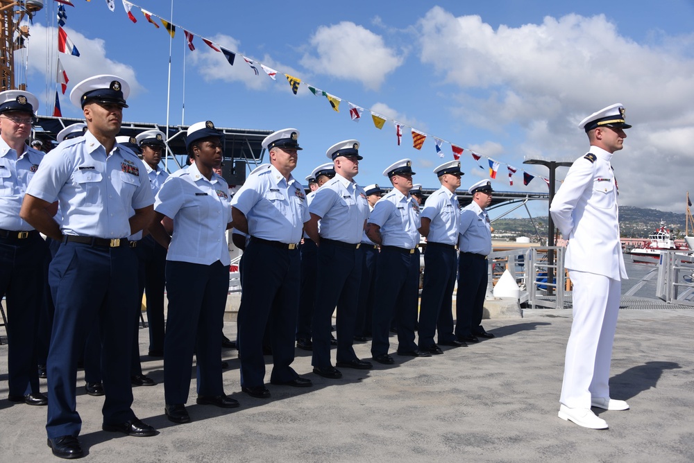 Coast Guard Cutter Terrell Horne commissioning ceremony