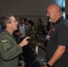 Maj Gen Rothstein talks with CMSgt (Ret) Markham