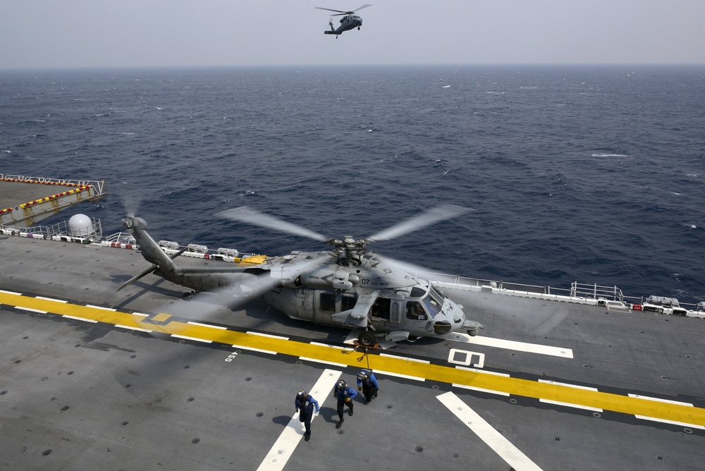 USS Wasp Operations at Sea