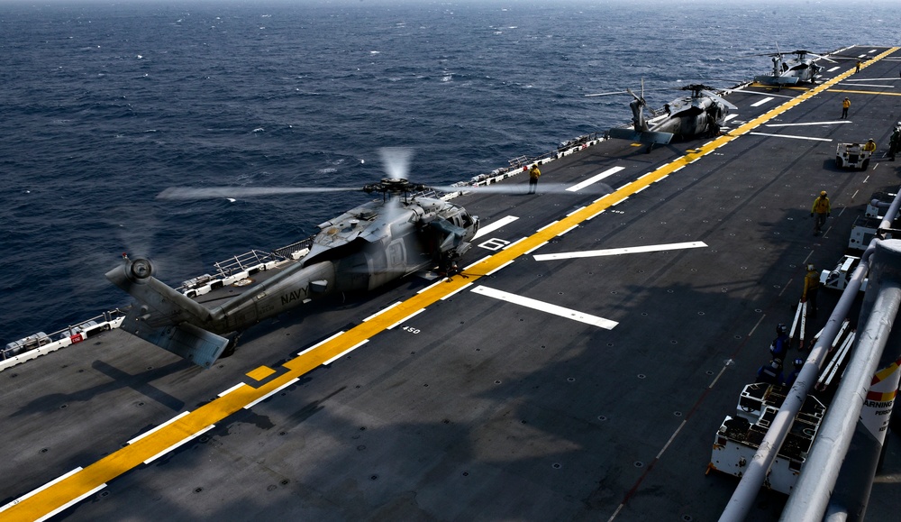 USS Wasp Operations at Sea