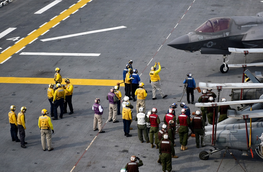 USS Wasp Operations at Sea