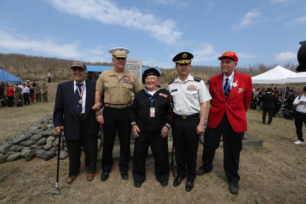 CMC Attends 74th Anniversary of Iwo Jima