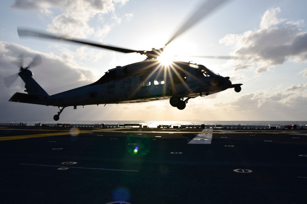 USS WASP (LHD 1 ) OPERATIONS AT SEA
