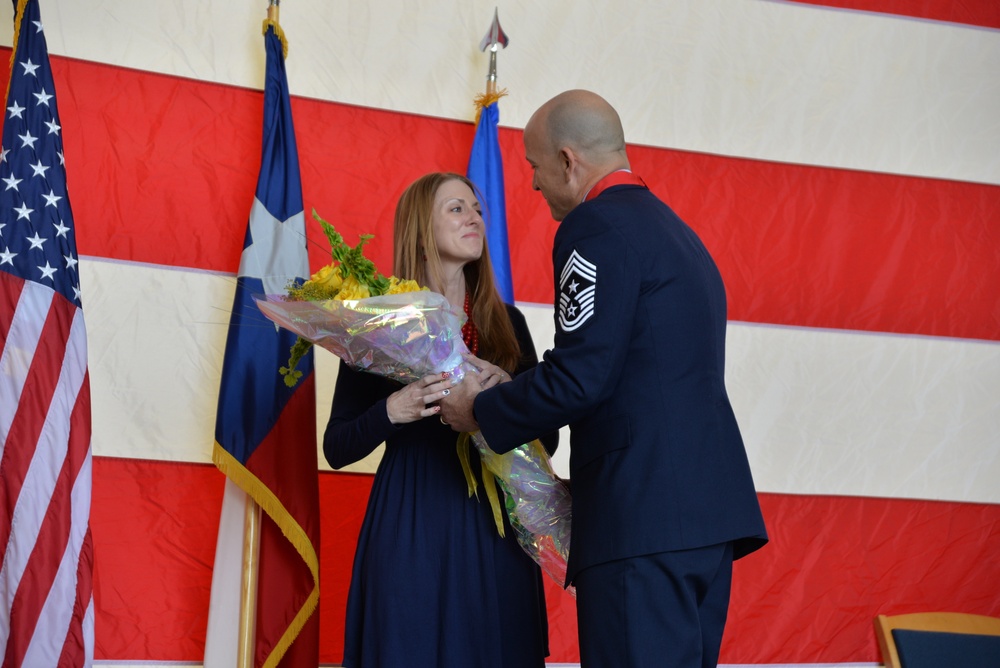 136 AW command chief retires after 32 years of service