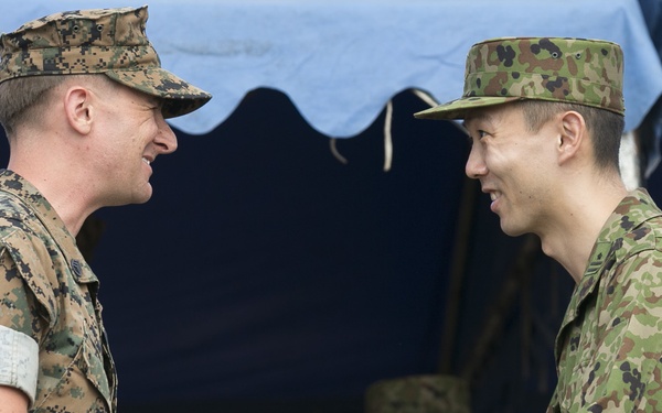 Iwo Jima veterans return to Iwo To for the 74th Reunion of Honor ceremony