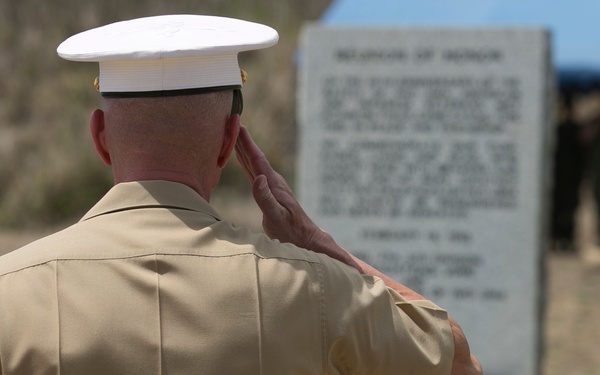 Iwo Jima veterans return to Iwo To for the 74th Reunion of Honor ceremony