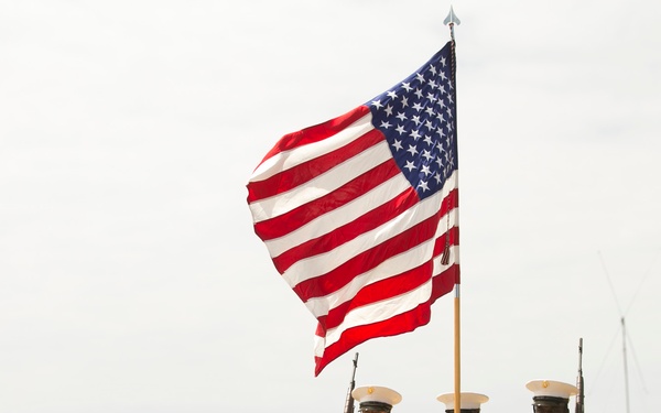 Iwo Jima veterans return to Iwo To for the 74th Reunion of Honor ceremony