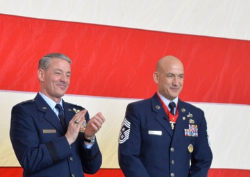 136 AW command chief retires after 32 years of service