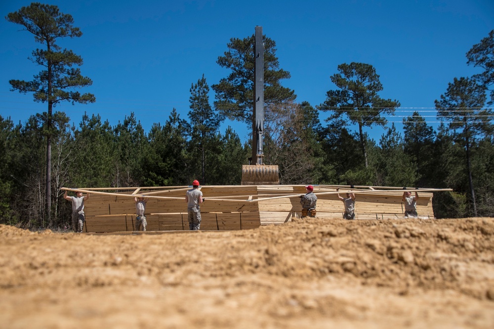 200th RED HORSE constructs Camp Kamassa for IRT project in Mississippi