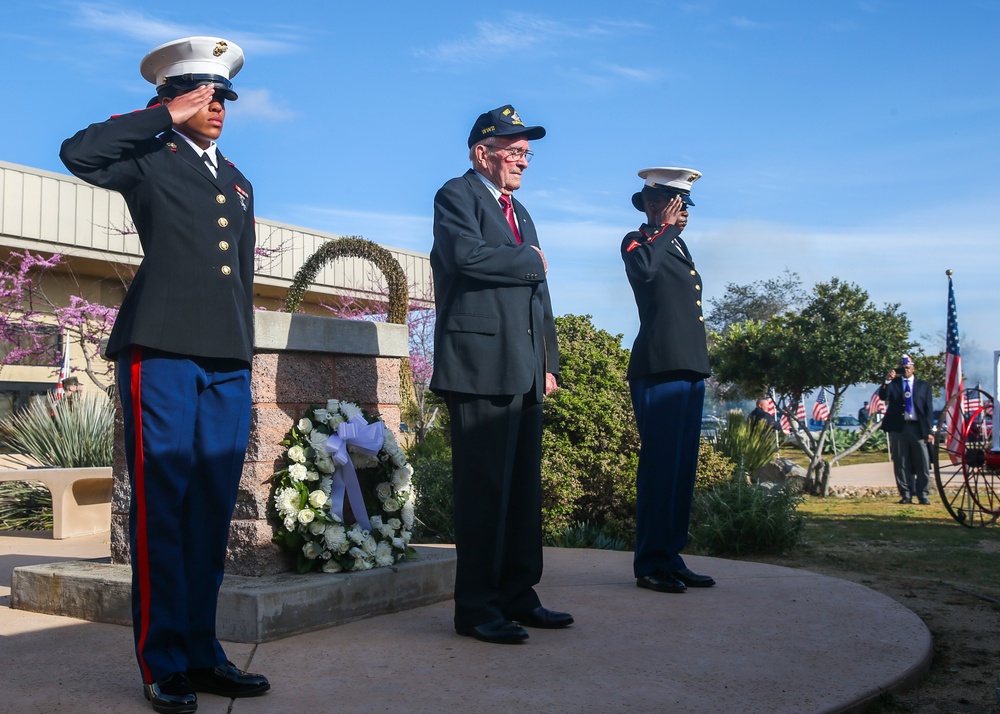 74th Anniversary of the Battle of Iwo Jima Commemorative Ceremony at Camp Pendleton