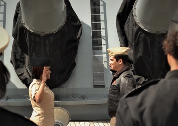 YN1 Solomon Re-enlistment