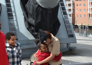 YN1 Solomon Re-enlistment Ceremony