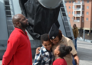 YN1 Solomon Re-enlistment Ceremony