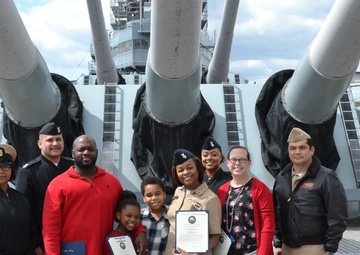 YN1 Solomon Re-enlistment