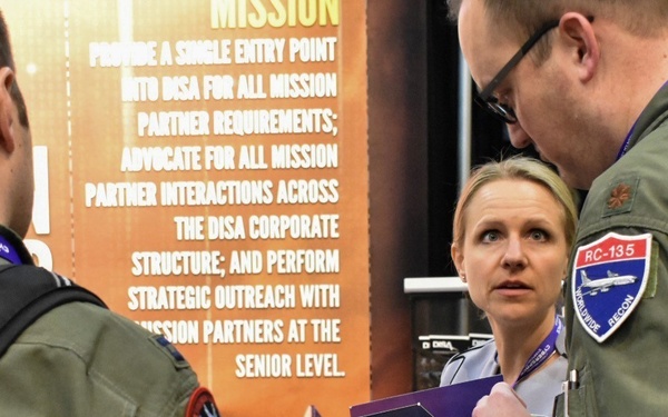 Defense Information Systems Agency exhibits during Rocky Mountain Cyberspace Symposium