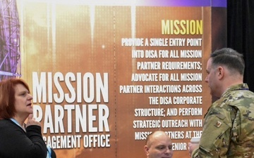 Defense Information Systems Agency exhibits during Rocky Mountain Cyberspace Symposium