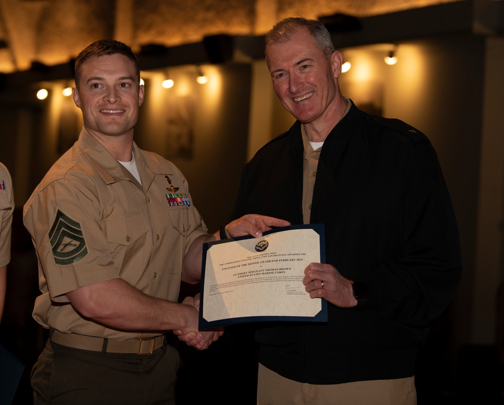 Rear Adm. Mike Bernacchi Visits San Diego NROTC Midshipmen
