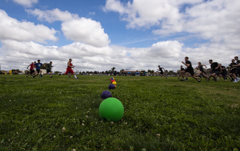 NROTC San Diego Holds Sports Day Activities