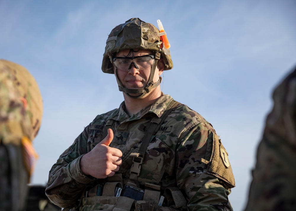 Devil Brigade Soldiers test for coveted Expert Infantryman Badge