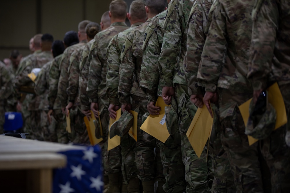 Class 19-702 Graduates BLC at Camp Buehring
