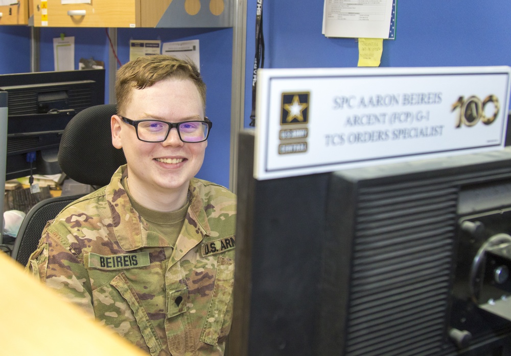 Human Resources Specialist Impacts Thousands of Soldiers in Theater