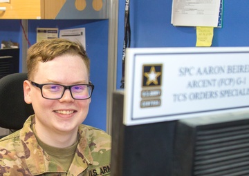 Human Resources Specialist Impacts Thousands of Soldiers in Theater
