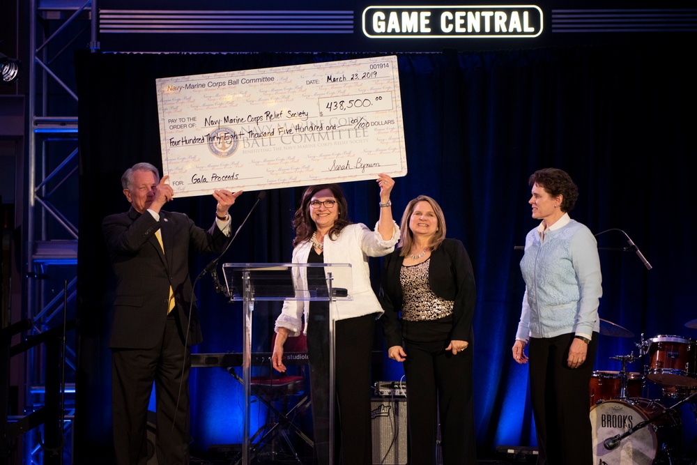 Navy-Marine Corps Relief Society's “Step up to the Plate” Gala 2019