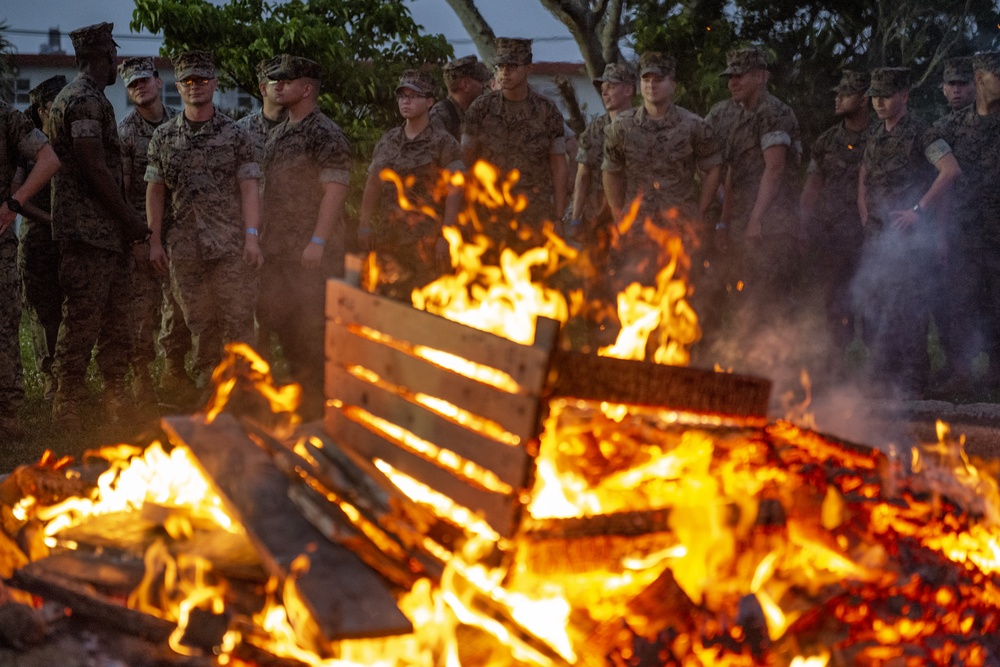 III MEF Support Battalion's warrior night birthday celebration