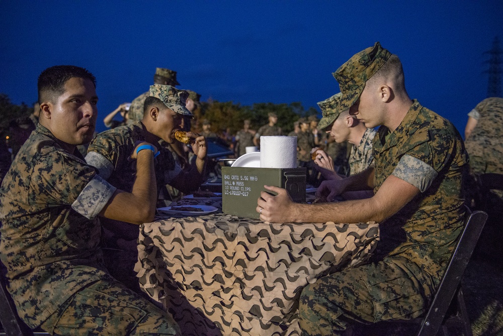 III MEF Support Battalion's warrior night birthday celebration