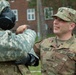 Soldiers from the 101st Brigade Support Battalion learn chemical decontamination.