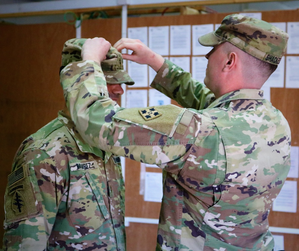 Chief Warrant Officer 2 Jorge Ramirez Promotion Ceremony