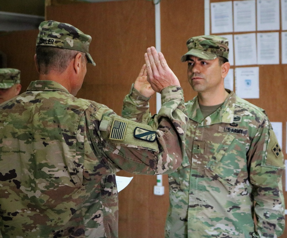 Chief Warrant Officer 2 Jorge Ramirez Promotion Ceremony