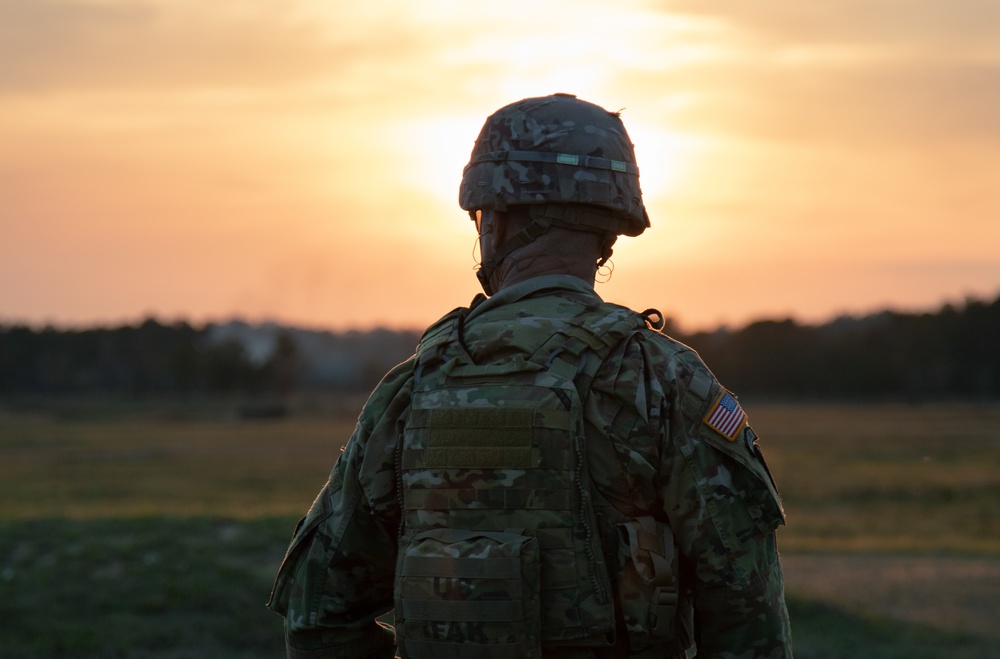 1-173rd Infantry take part in a live-fire trench warfare exercise