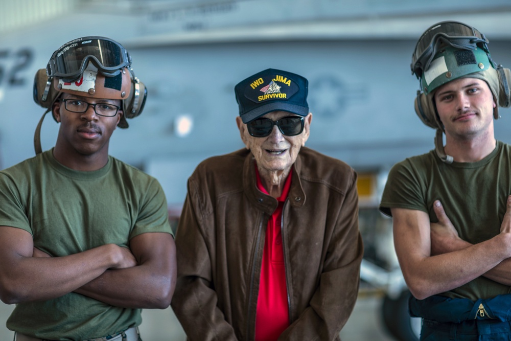 The past, present look toward future: Iwo Jima veteran Visits MCAS Miramar