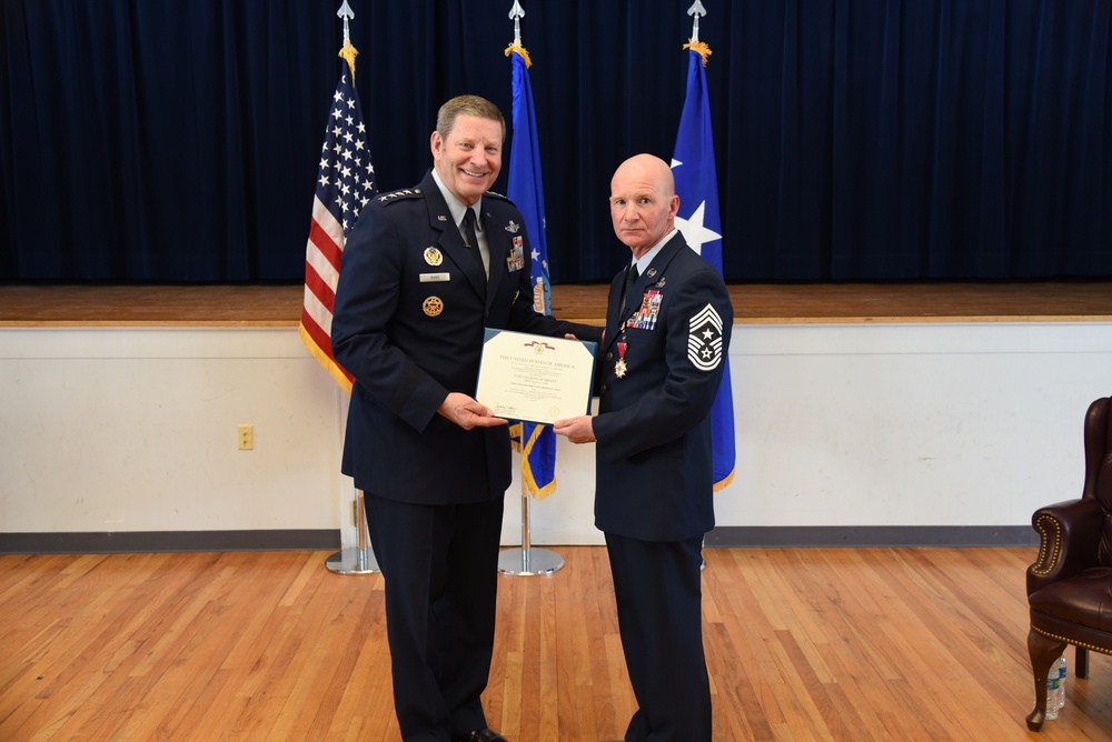 20th Air Force Command Chief retires