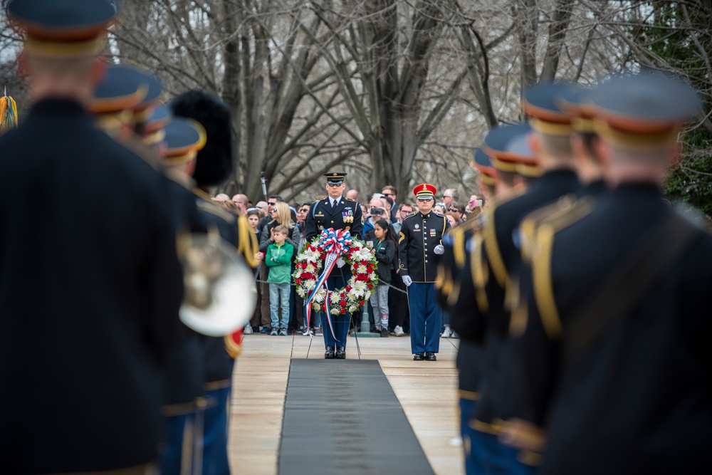 Medal of Honor Recipients Visit Arlington National Cemetery to Commemorate National Medal of Honor Day