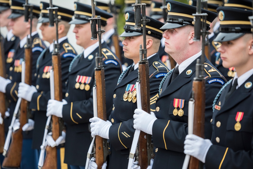 Medal of Honor Recipients Visit Arlington National Cemetery to Commemorate National Medal of Honor Day