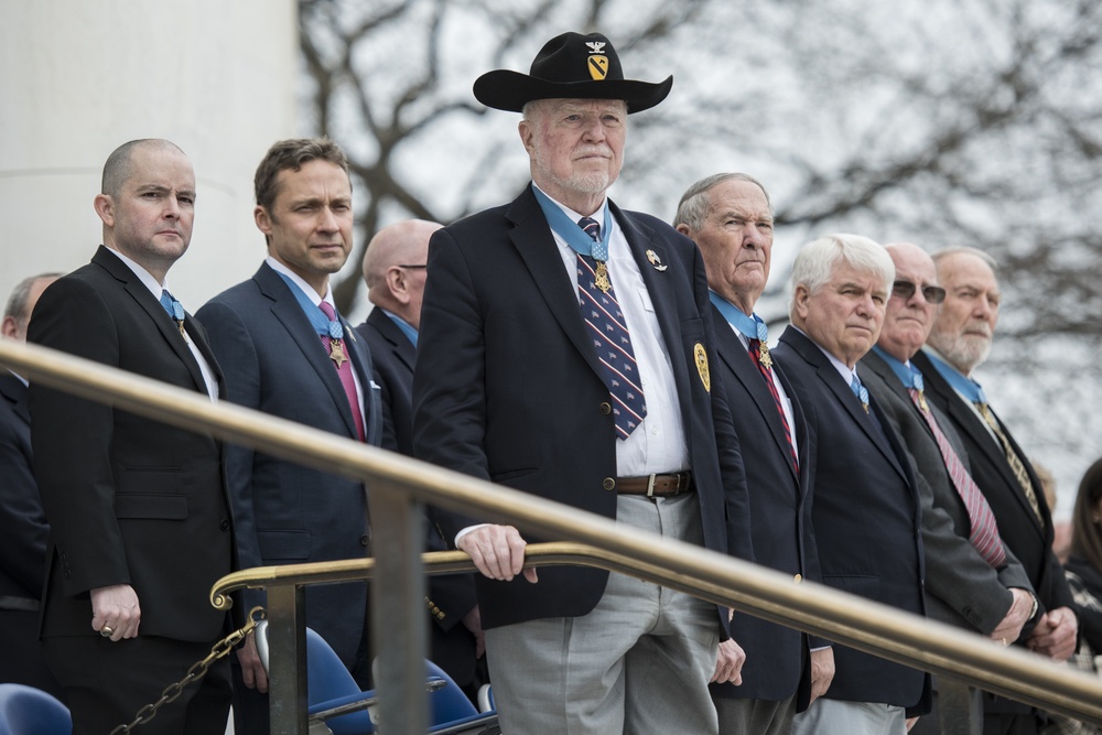 Medal of Honor Recipients Visit Arlington National Cemetery to Commemorate National Medal of Honor Day