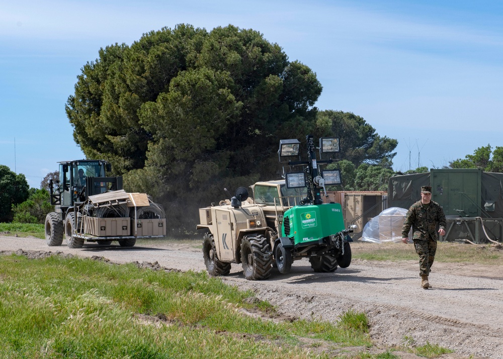 NMCB-5 Seabees and I MEF Marines Dismantle a Temporary Military Base During Pacific Blitz 2019