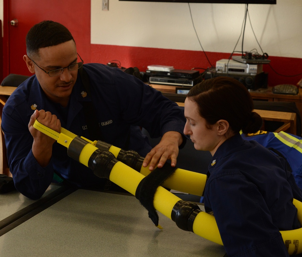 Coast Guard, Kotzebue Fire Department Ice Rescue Training