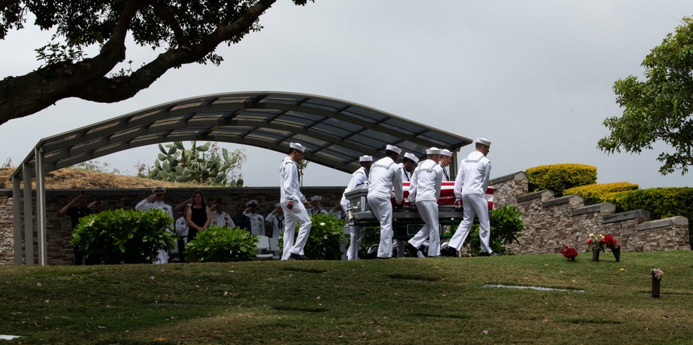 Funeral Honors for U.S. Navy Fireman 1st Class Lewis Frank Tindall