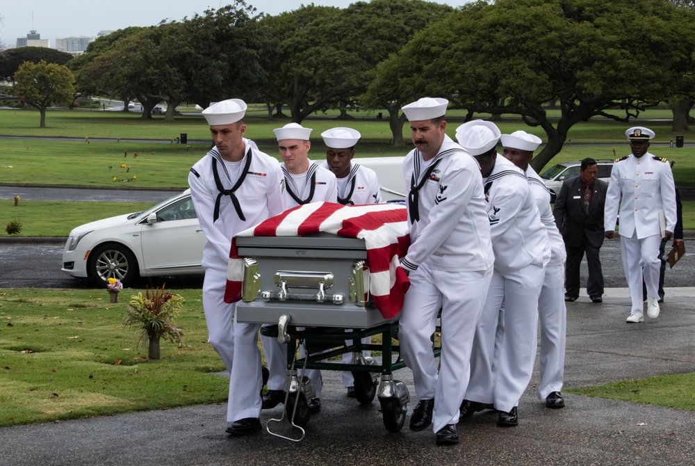 Funeral Honors for U.S. Navy Fireman 1st Class Lewis Frank Tindall