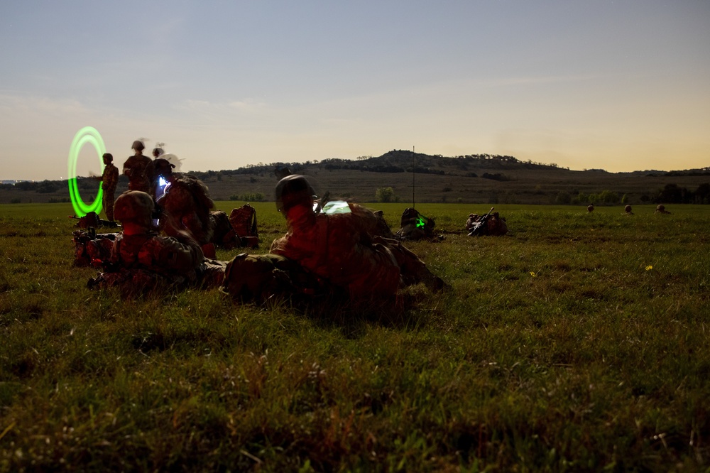 U.S. Army Scouts and Snipers conduct Joint Forcible Entry Exercise