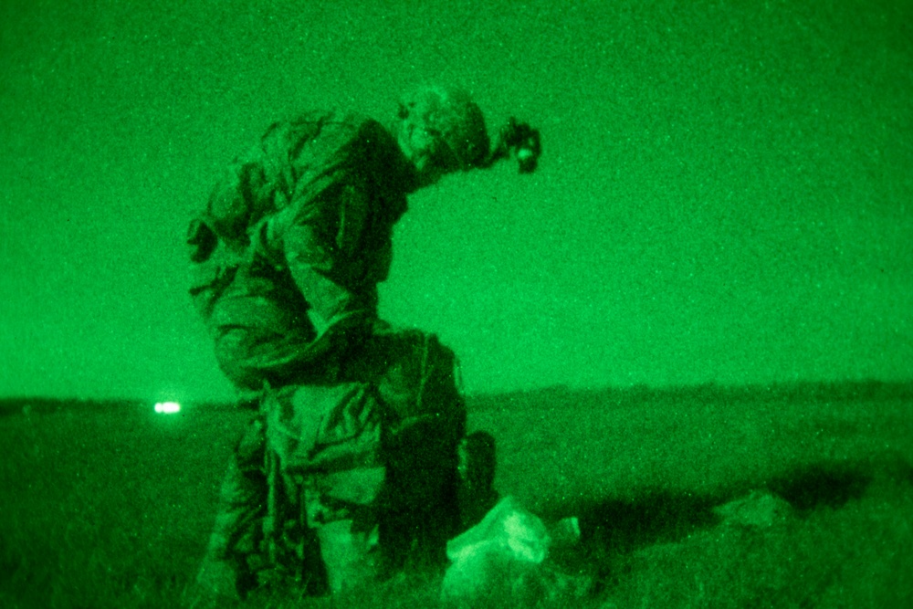 U.S. Army Scouts and Snipers conduct Joint Forcible Entry Exercise