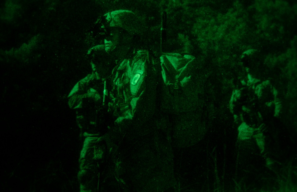 U.S. Army Scouts and Snipers conduct Joint Forcible Entry Exercise