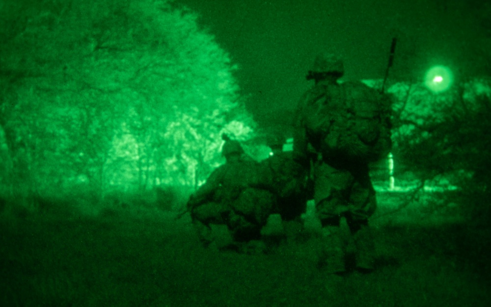 U.S. Army Scouts and Snipers conduct Joint Forcible Entry Exercise