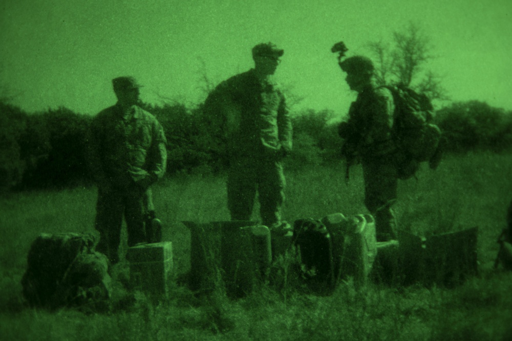 U.S. Army Scouts and Snipers conduct Joint Forcible Entry Exercise